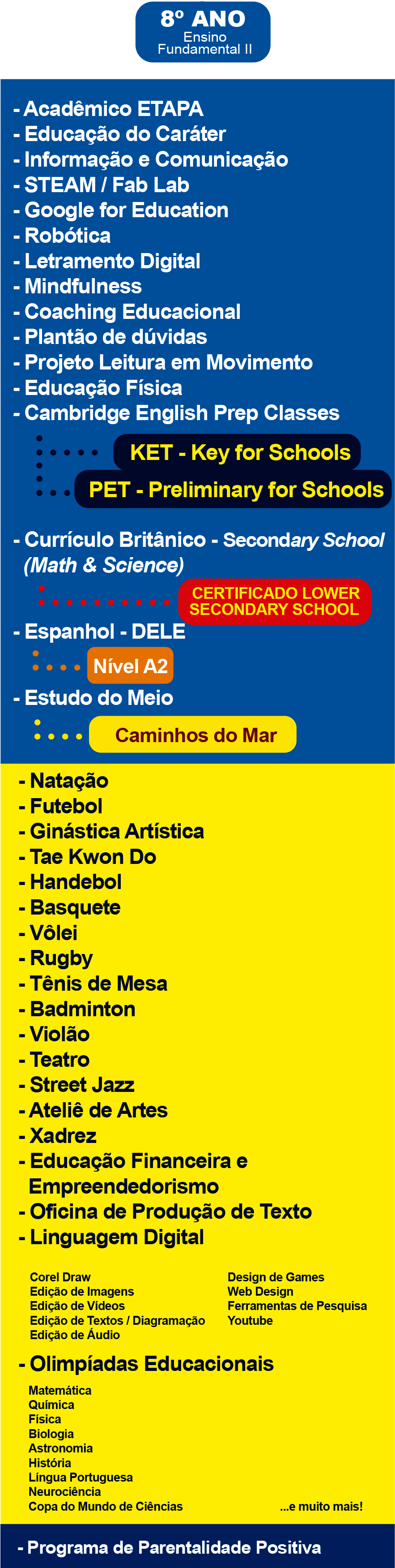 Ensino Fundamental II - Colégio Petrópolis